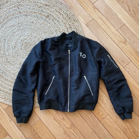 Peace Collective Jackets & Blazers - Peace Collective Toronto vs Everybody Satin Bomber